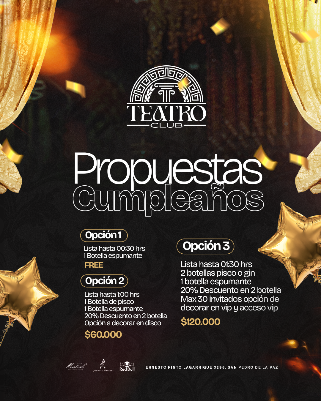 CELEBRA TU CUMPLEAÑOS !
